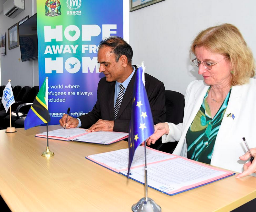 UNHCR na EU Wasaini Kuendelea Kuwahudumia Wakimbizi wa DRC Nyarugusu