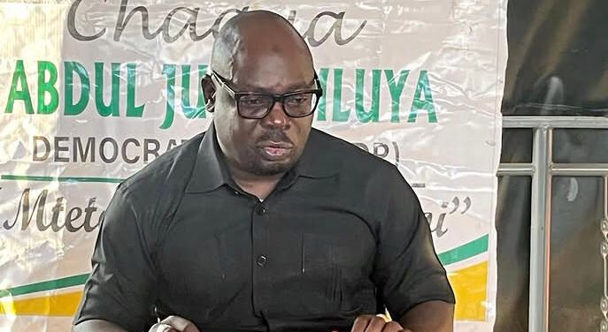 Mgombea wa DP Asimamishwa Uanachama Kisa Kumuunga Mkono Mwinyi